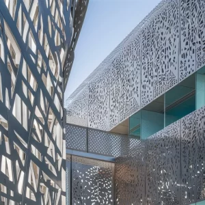perforated aluminium screen